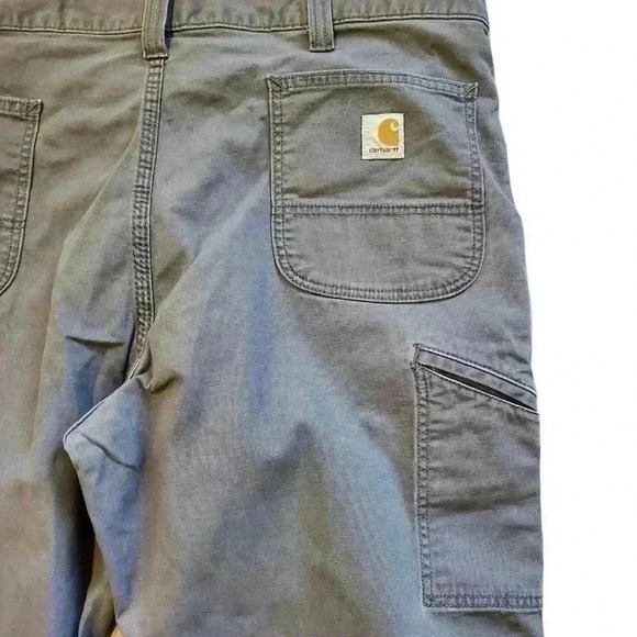 Carhartt Relaxed Fit Gray Cargo Jeans 42x30 - Picture 4 of 6